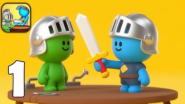 Sword Please - Gameplay Walkthrough Part 1 - Master Sword Skills & Complete Quests (iOS, Android)