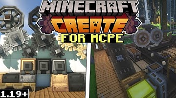 Create Mod For Minecraft Pe 1.19 ||  Create Mod For Minecraft Pocket Edition | MCPE