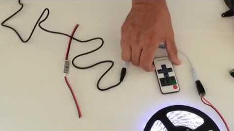 Tek Renkli Şerit Led Uzaktan Kumandası ve Mini Dimmer ledserit.net