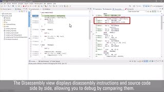 e² studio Tips: How to Use the Disassembly View During Debugging