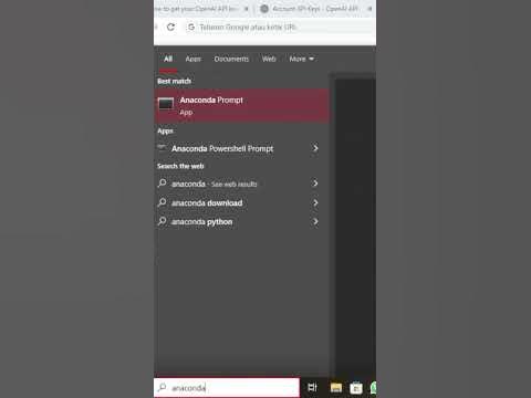 anaconda prompt - YouTube