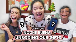VLOGMAS 13: UNBOXING CHRISTMAS GIFTS + NOCHE BUENA | Haidee and Hazel