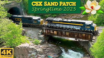 CSX Sand Patch Grade & The Magnolia Cutoff - Springtime Sensation 2025