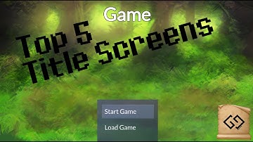 Top 5 Video Game Title Screens!