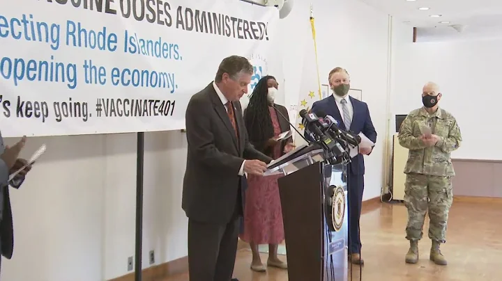 VIDEO NOW: Gov. Dan McKee marks Rhode Island's 1 millionth COVID-19 vaccination