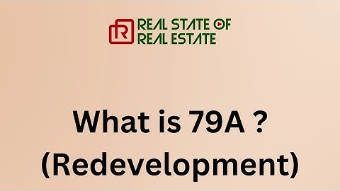 What is 79A for Redevelopment in Mumbai ? @toughconsswanirman9385 #realstateofrealestate #yt #home