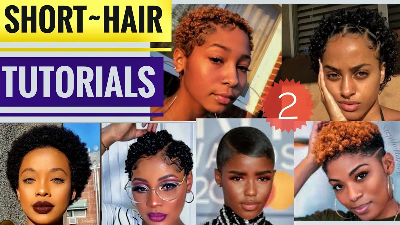 3 X Natural Hairstyles Using Side Combs  Hair Type 4 A  YouTube