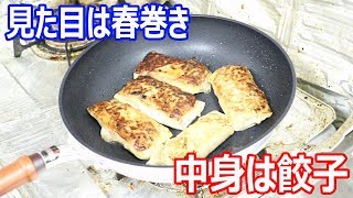 見た目は春巻き中身は餃子その正体とは？！