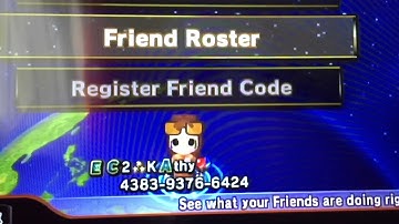 WIIMMFI FRIEND CODE