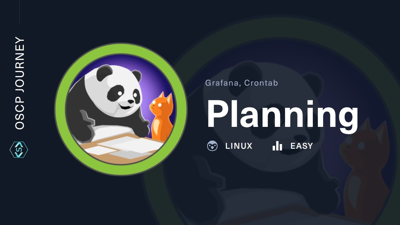 HackTheBox – Planning Walkthrough | Grafana, Crontab, CVE-2024-9264 ...