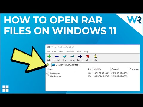 How to open RAR files on Windows 11