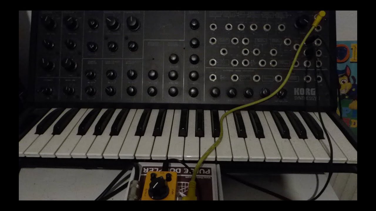 Korg MS20 & Ibanez 850 Fuzz Mini - YouTube