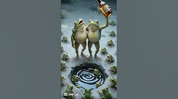 frogs funny video #cartoon #viralvideo #cuteanimal #foryou #animation #funny #frog