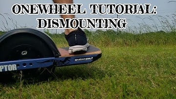 How to get off: Mastering the Onewheel dismount