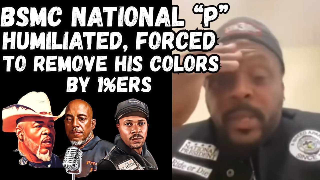 BSMC National "P" Humiliated, Forced to Remove His Colors by 1%ers