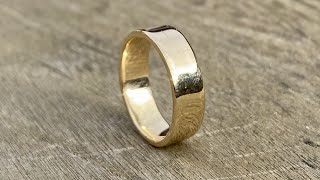 Wedding Band Workshop: DIY 14K gold ring