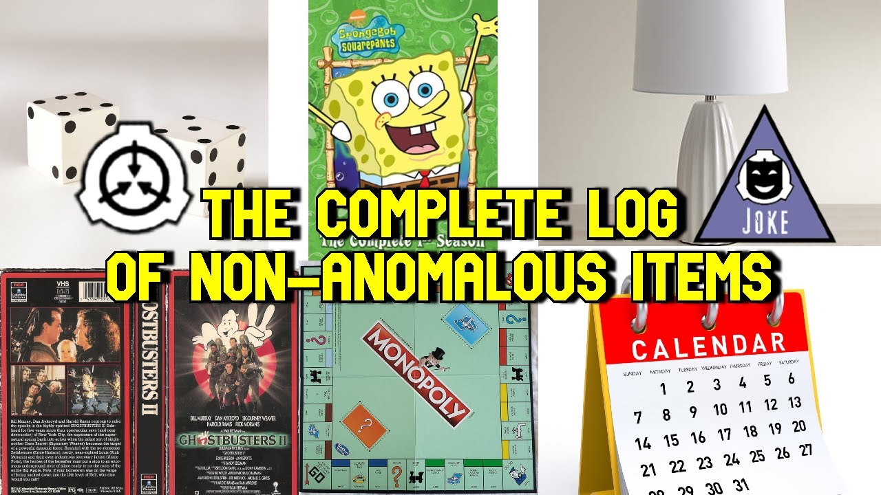 The complete log of non-anomalous items | Joke SCP - YouTube