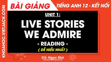 Tiếng Anh lớp 12 Unit 1: Life stories we admire - Reading - trang 11, 12 | Global success