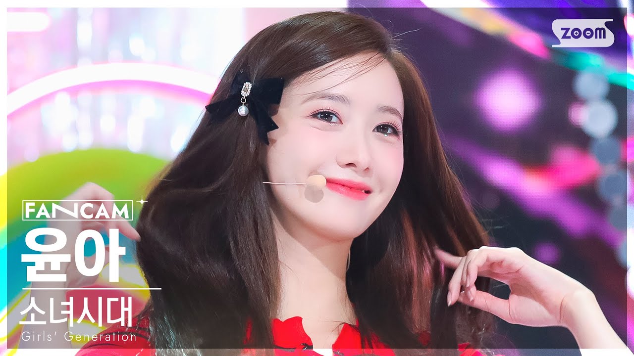 [안방1열 직캠4k] 소녀시대 윤아 Forever 1 Girls Generation Yoona Fancam Sbs Inkigayo 220821 Youtube