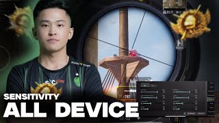 Falcon Top New Sensitivity Settings On Pubg Mobile 5 Finger And Gyro