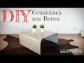 Couchtisch / Tisch aus Beton selber machen / Betonmöbel / concrete table - DIY