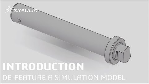 3DEXPERIENCE How-to Tutorial (Part 18/32) | De-feature a Simulation Model in 3DEXPERIENCE