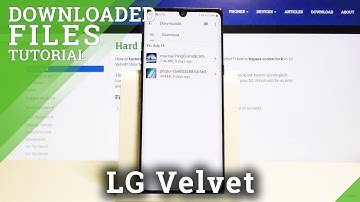 Where Are Downloaded Files in LG Velvet – Download File Location