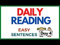 DAILY READING EASY SENTENCES for CHILDREN   -----DAY 4----- with Describing Words