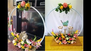 HULA HOOP WREATH  TURNED OUT TO BE A PHOTO BOOTH