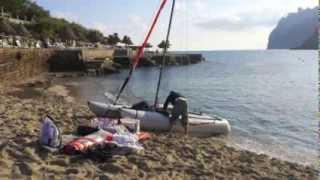 Sailing around Mallorca with MINICAT - inflatable catamaran by minicatmaran 21,707 views 10 years ago 6 minutes, 52 seconds