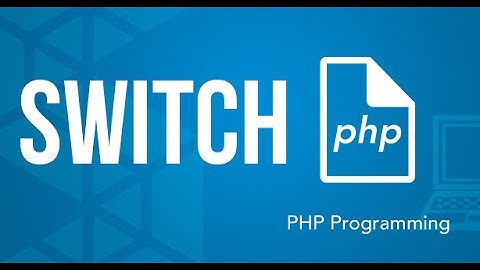 using switch PHP
