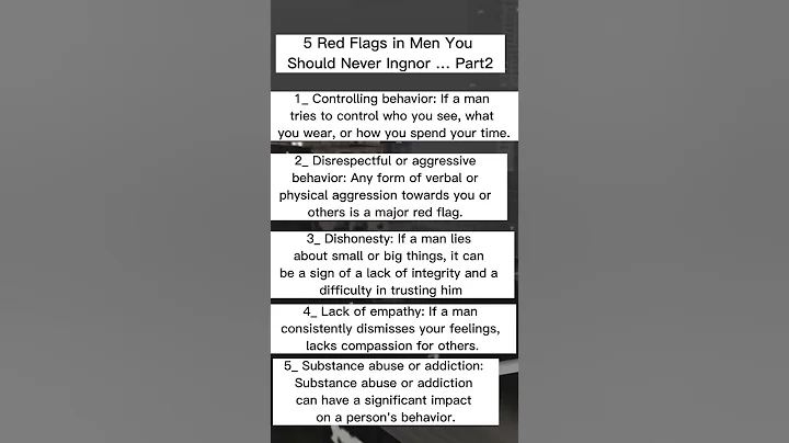 5 Red Flags in Men You Should Never Ignore…part2 #shorts #facts #redflagsinmen #datingtips #lovetips