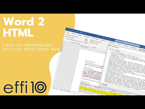 Word2HTML : conversion d’un document Word en HTML clean en un clic !