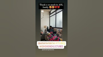 #ashishsinghlectures #asl #ASL #ashishsir