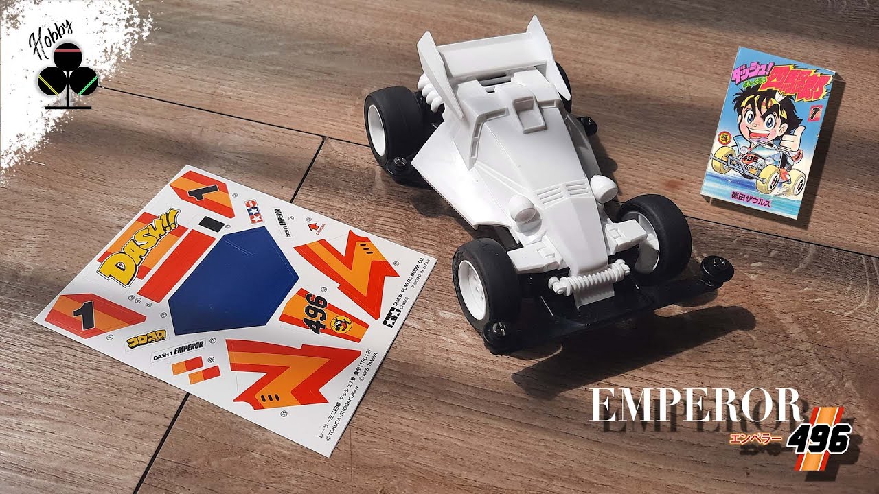 [ミニ四駆] Unboxing & Review Sang Legenda Dash 1 Emperor Special Kit