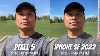 Pixel 5 vs iPhone SE (2022) camera comparison! Who will win?