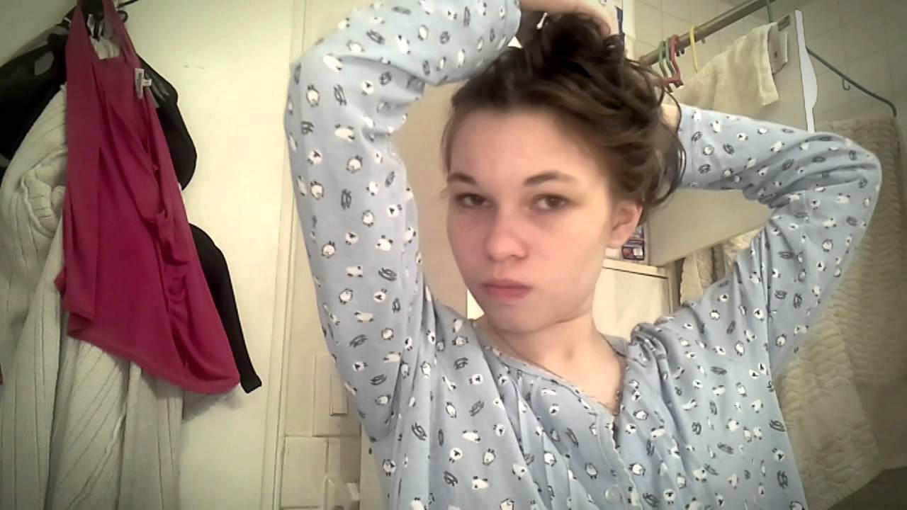 How I Overnight Scrunch My Hair Youtube