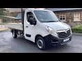 2017 Vauxhall Movano F3500 Dropside pickup truck only 84,000 miles £11950