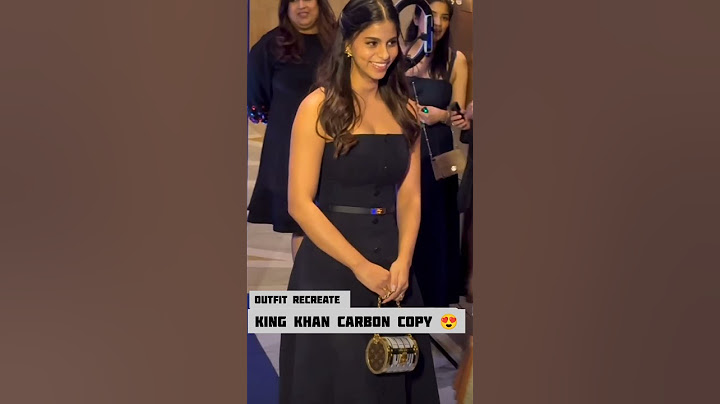 Recreate Suhana Khan ( daughter of SRK ) outfit recreate