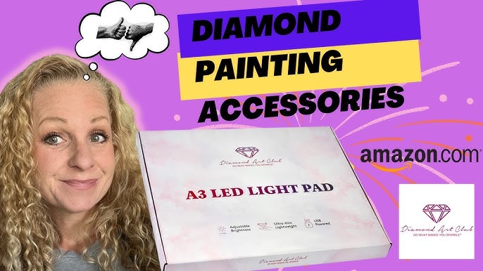 Let's Look at 5 Different Sizes of Light Pads for Diamond Painting 