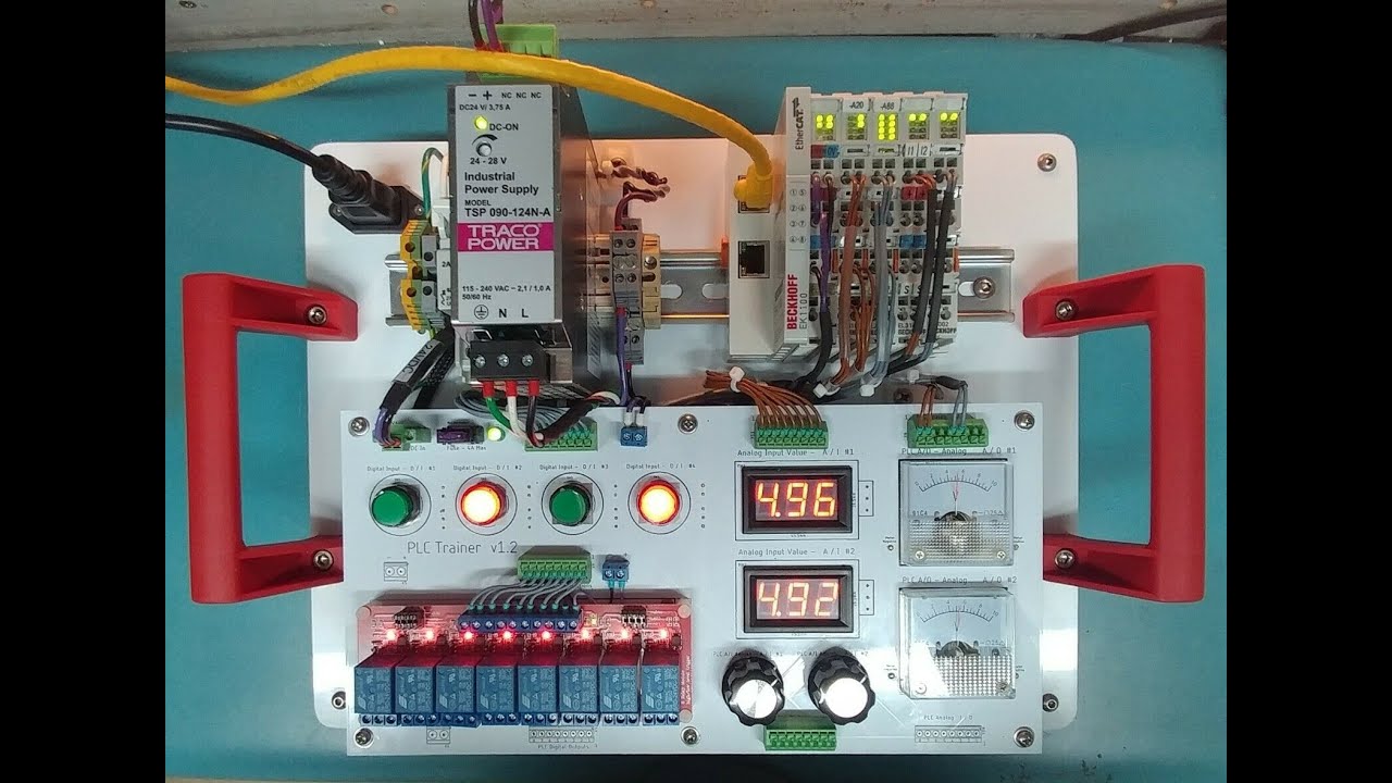 Documenting Guillermo's Beckhoff Based EtherCAT PLC Trainer - YouTube