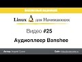 Видео #25. Аудиоплеер Banshee