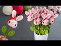 Conejitas a Crochet 🐰 para Ramos | Paso a Paso Fácil