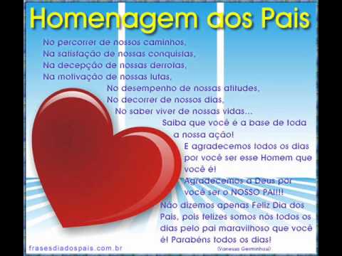 Dia dos Pais. Meu pai meu herói. - YouTube