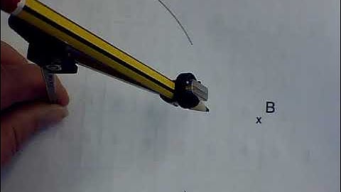 Perpendicular bisector - equidistant from two points