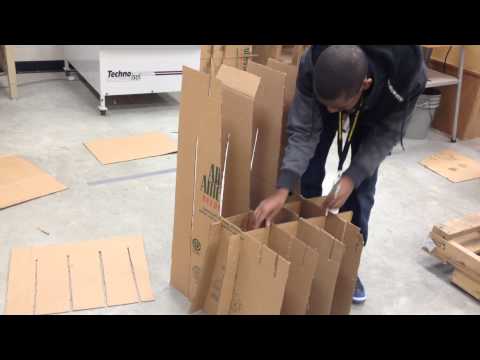 Come costruire sedia di cartone 2014 CDFX