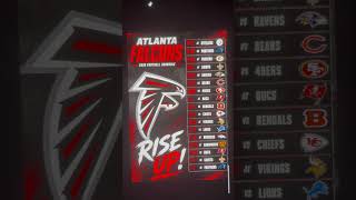 Atlanta Falcons 2026 Schedule #atlfalcons #nfl #nfcsouth  #heelsoffgameon #sportstalkdiva