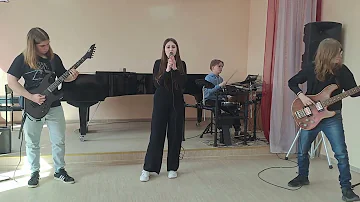 Ozzy Osbourne — Crazy train (performed by the band of our art school, Makariv)