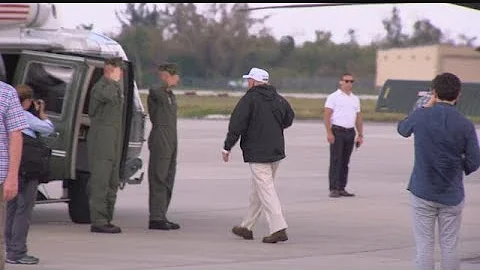 Trump visits SWFL, views damage from Hurricane Irma