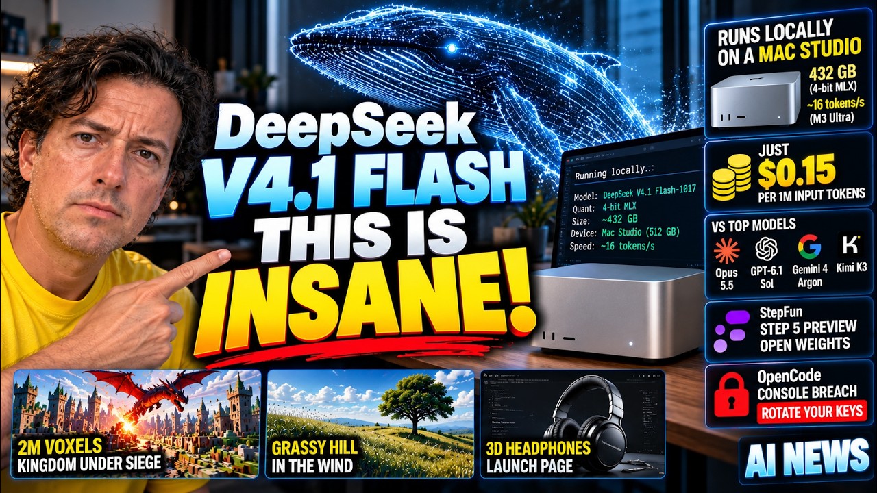 This Is INSANE! DeepSeek Put Near-Frontier AI On Your Desk! Runs Locally On A Mac Studio! AI NEWS